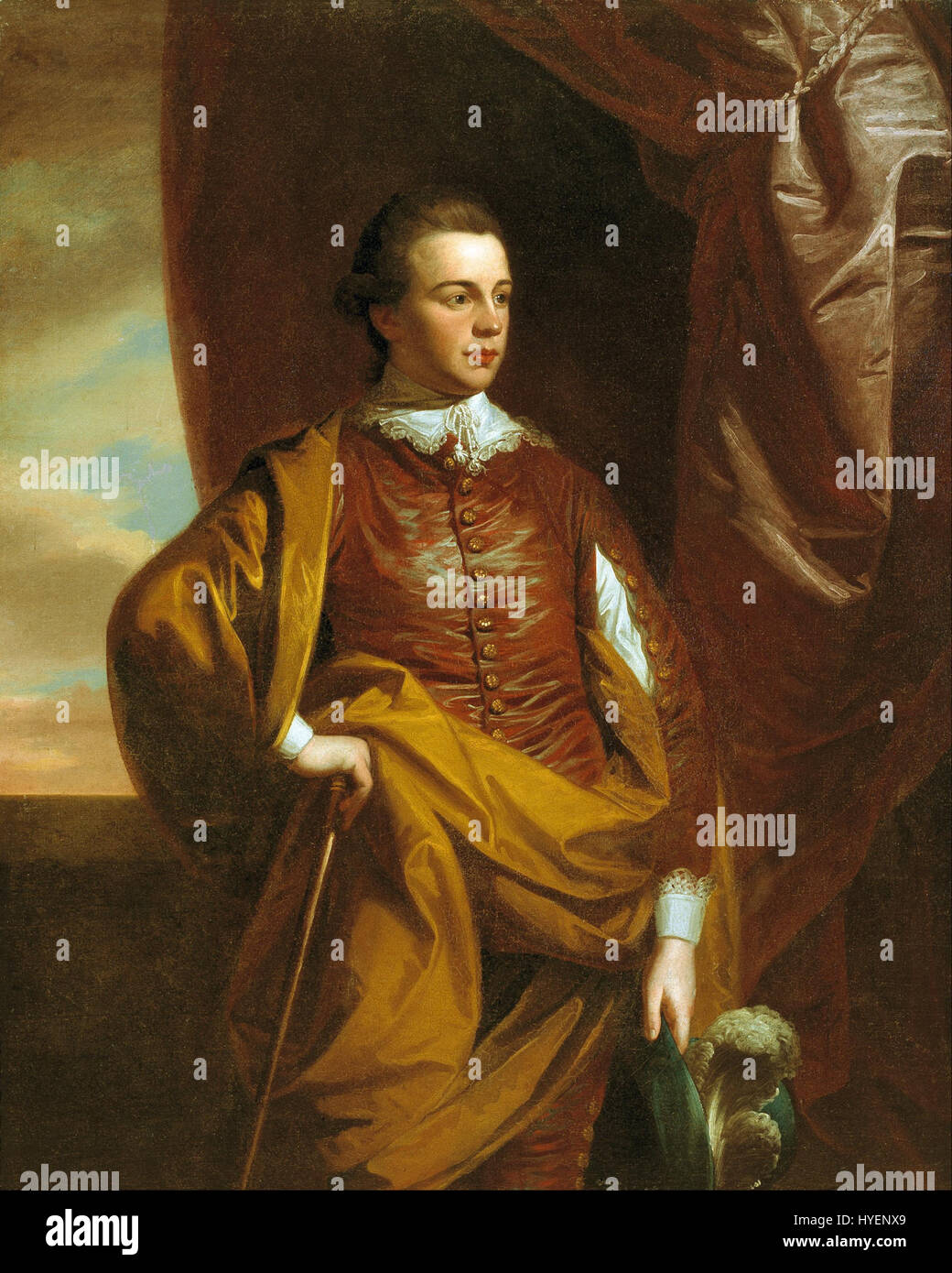 Tom Middleton Renaissance Benjamin West's portrait of Thomas Middleton of The Oaks captures the ...