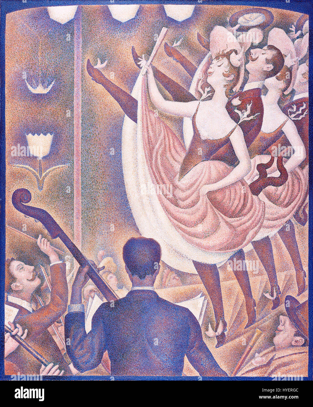 Seurat Le Chahut Google Art Project Stock Photo Alamy