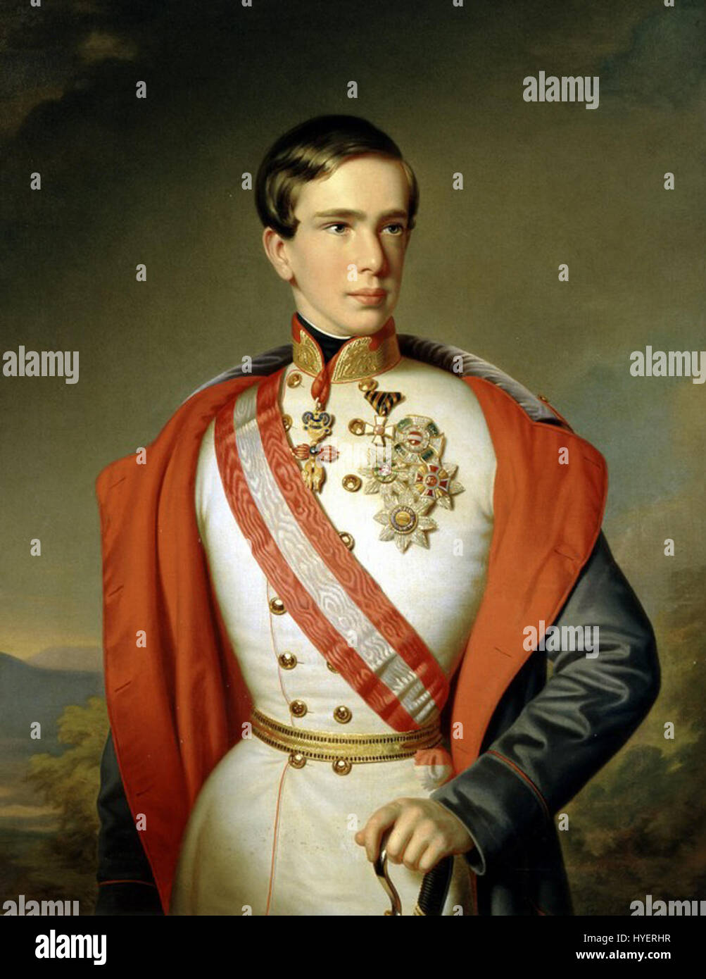 Franz Joseph of Austria young Stock Photo Alamy