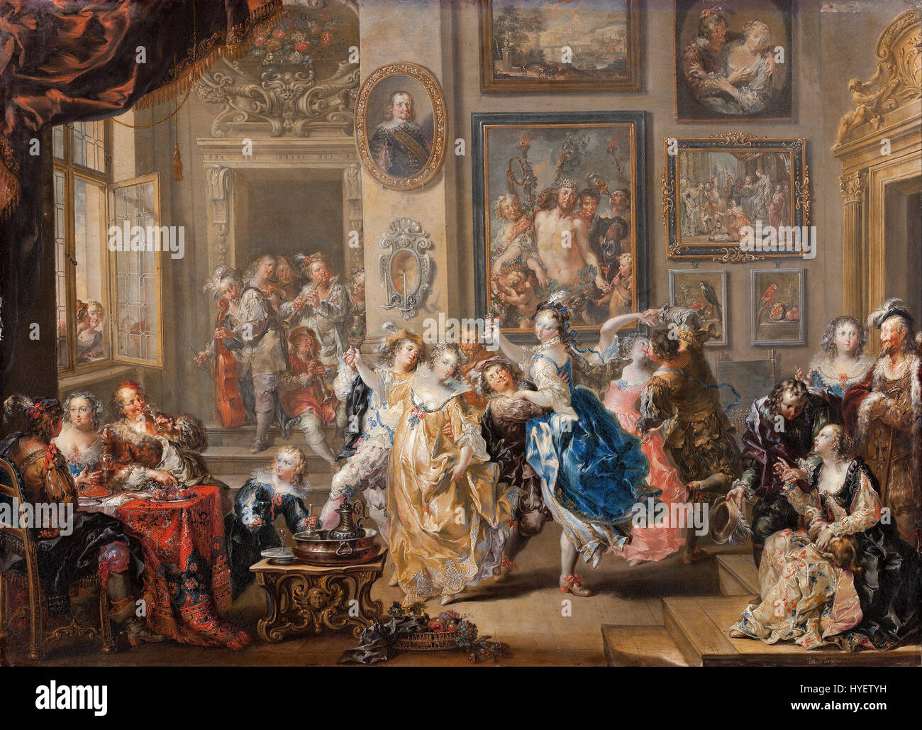 Palace 18th century interior hi-res stock photography and images - Alamy