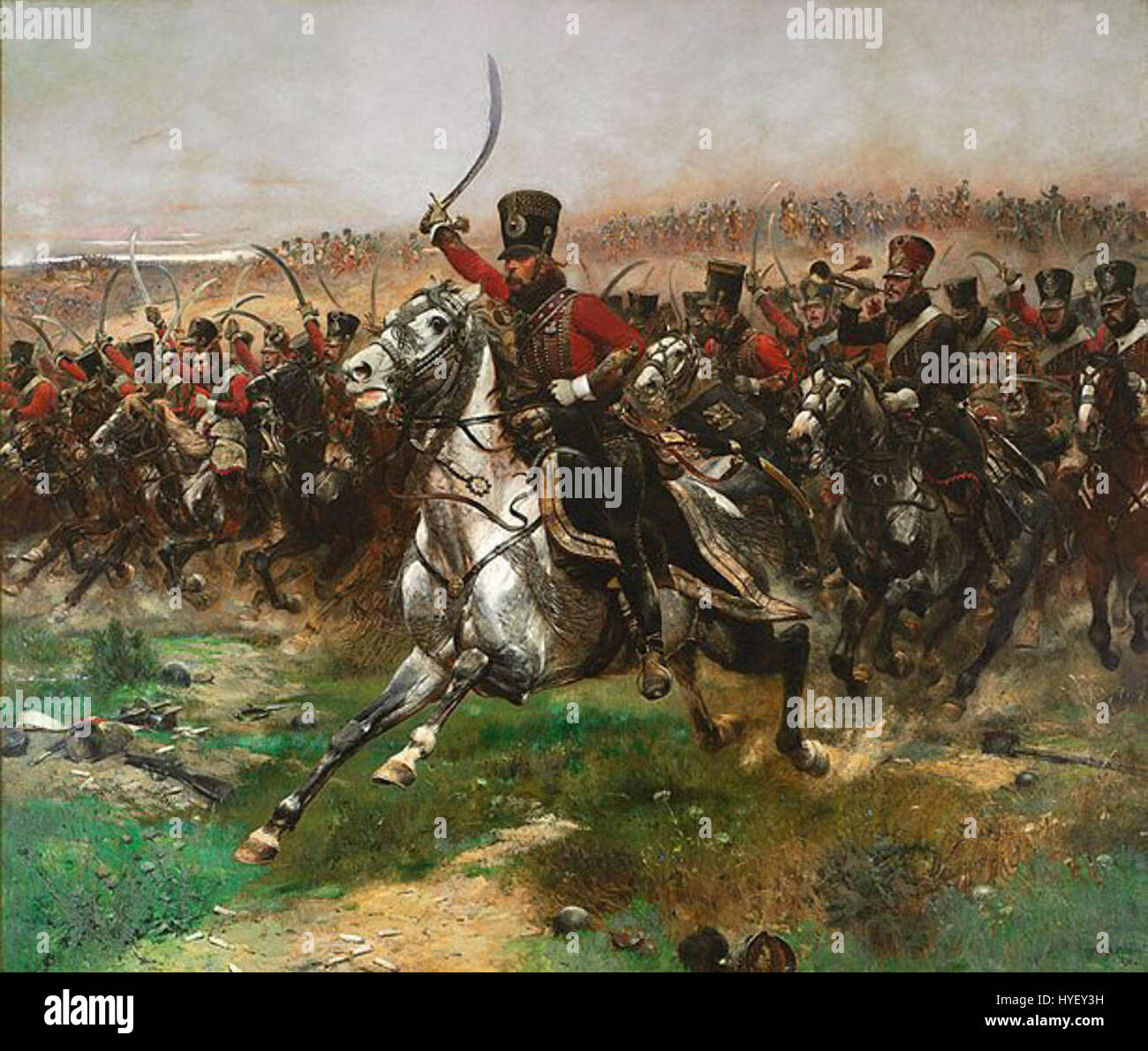 This Painting By Detaille Titled Vive L Empereur Captures A Scene this-painting-by-detaille-titled-vive-l-empereur-captures-a-scene