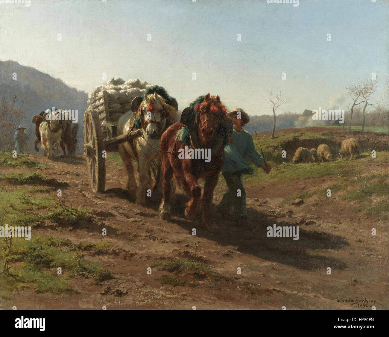 Rosa Bonheur - Retour De Champs Stock Photo - Alamy