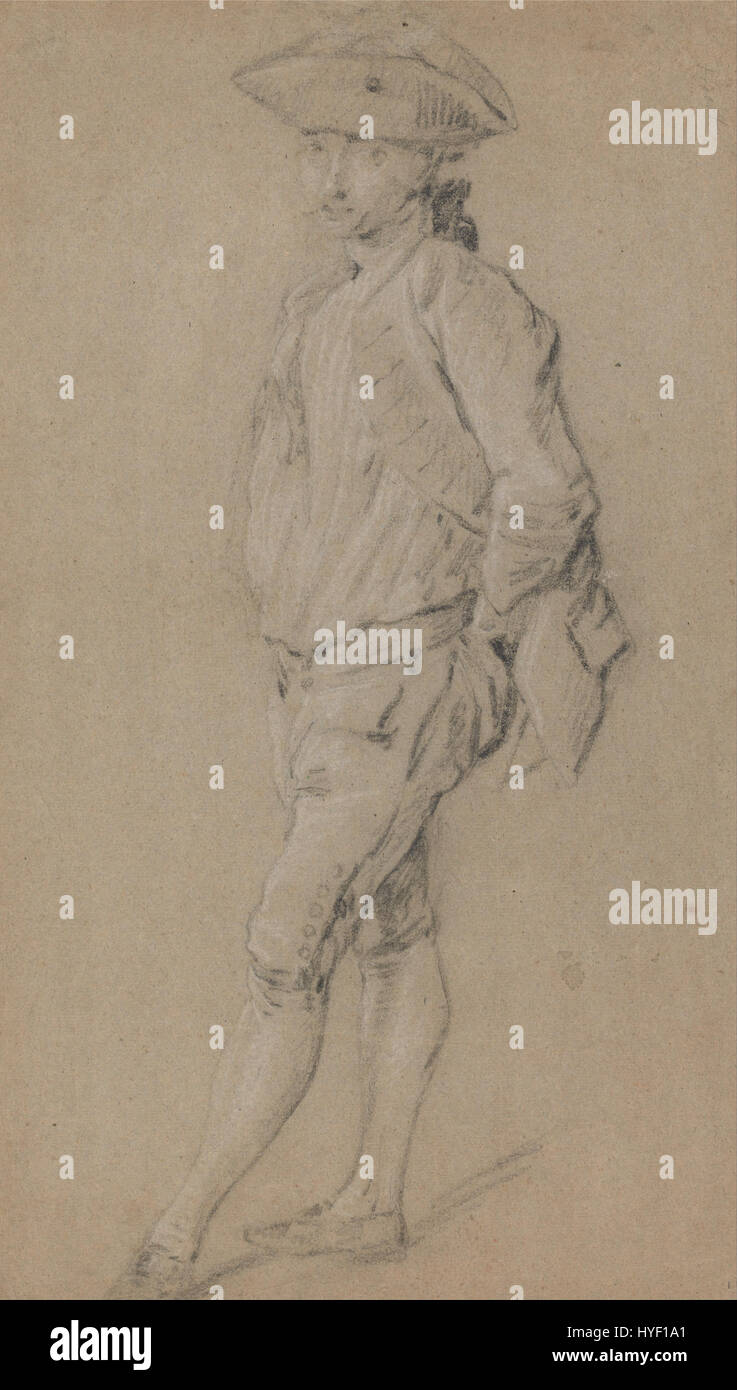 Wilson Drawing This full-length study by Richard Wilson is a preparatory drawing ...