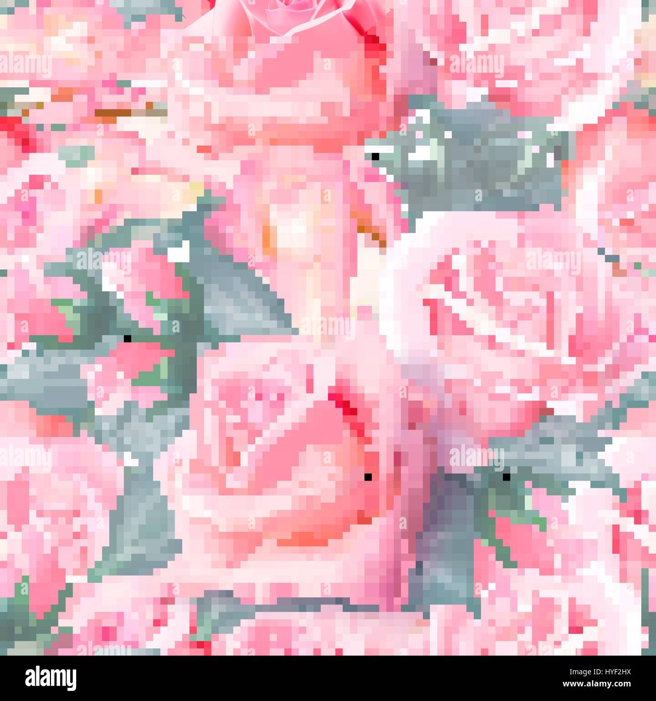 Roses wallpaper seamless pattern Stock Vector Image & Art - Alamy