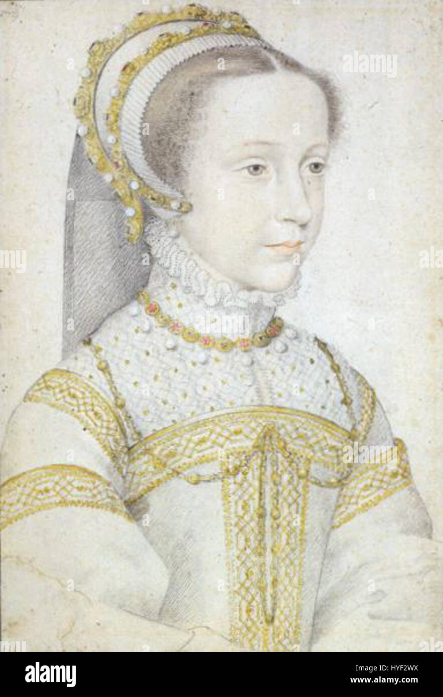 Italian School、Queen of Scots、希少画集より Italian School、Queen