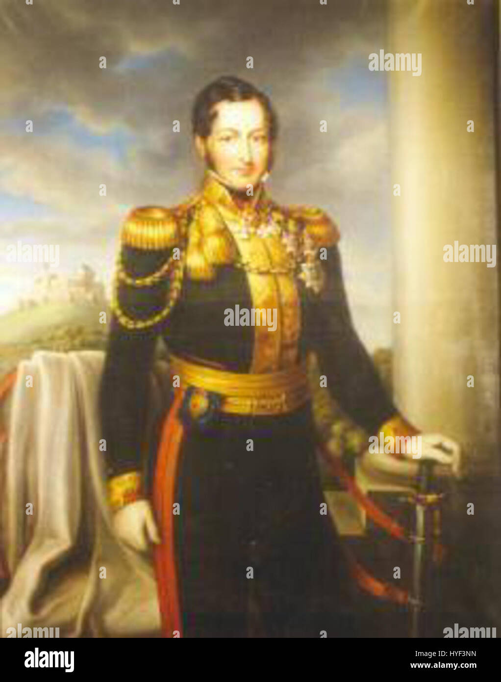 Ernst I of Saxe Coburg Gotha Stock Photo