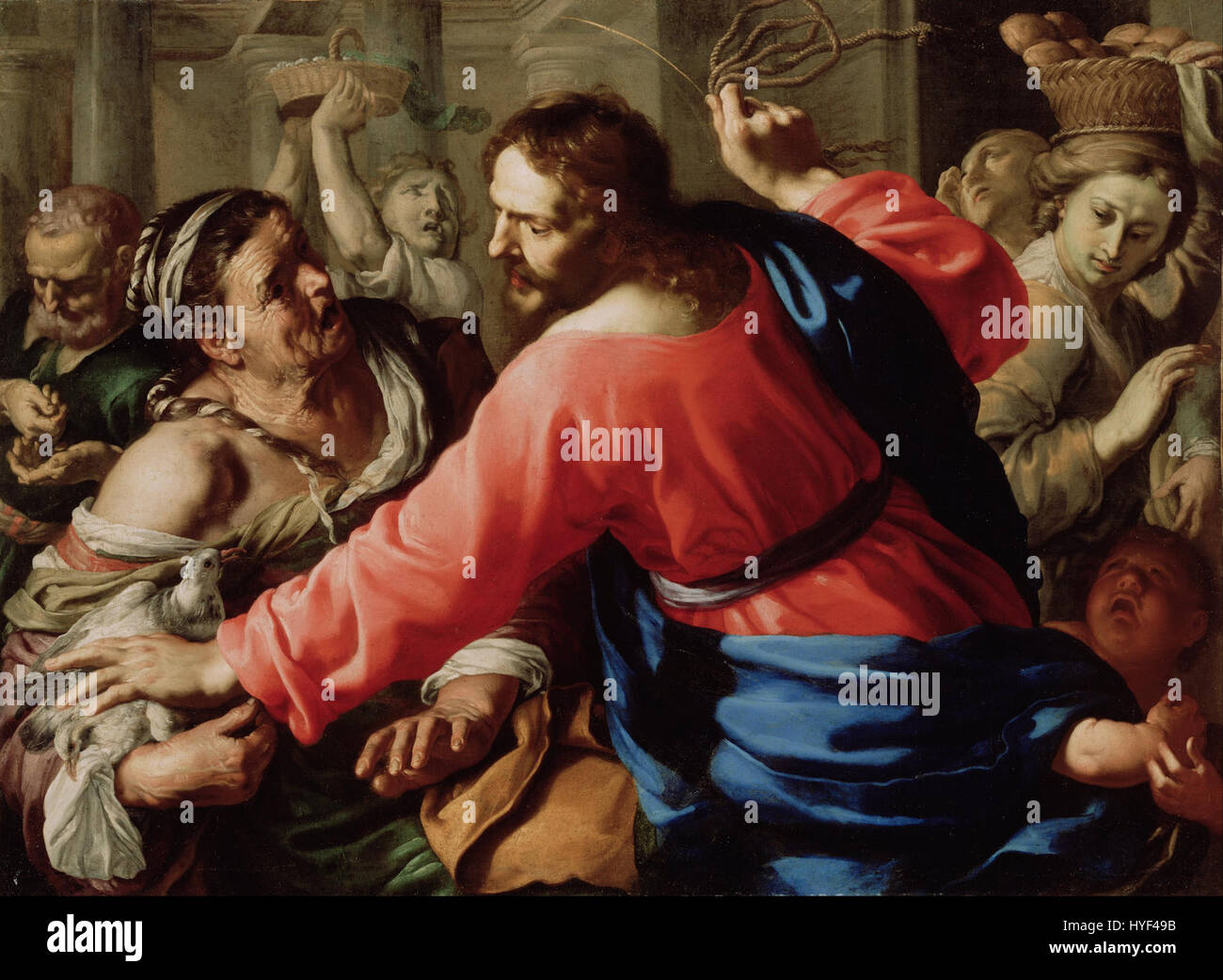 Jesus cleansing the temple hi-res stock photography and images - Alamy
