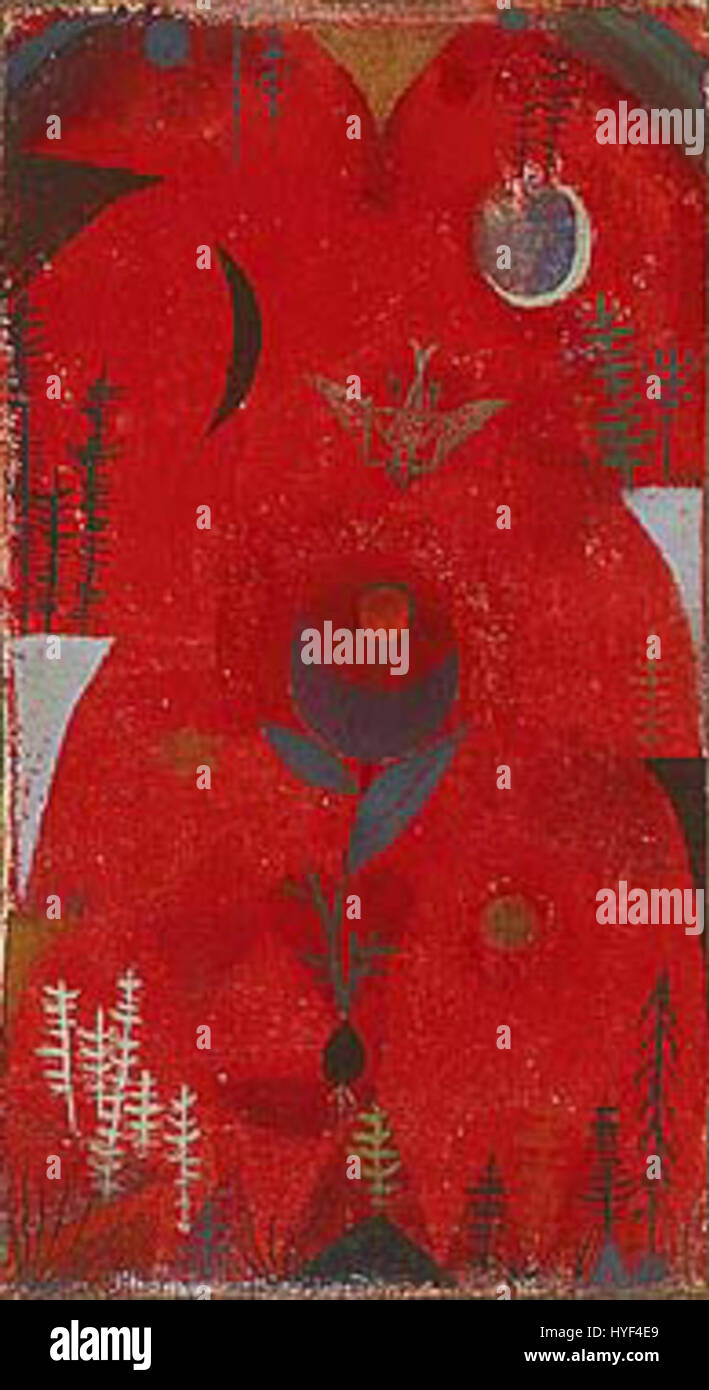 Paul Klee Flower Myth 1918 Stock Photo Alamy
