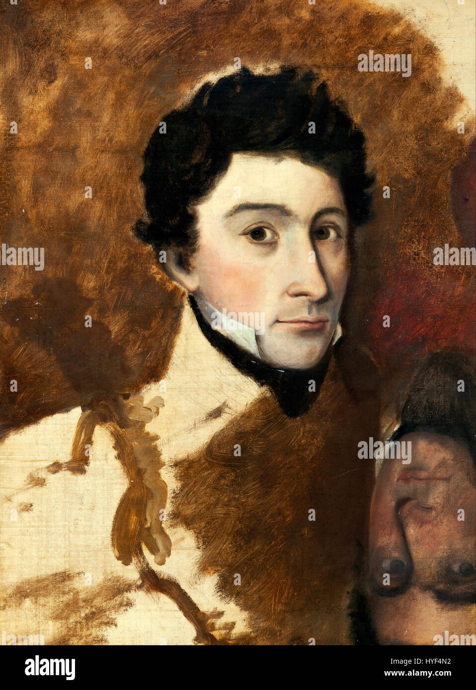 Colonel William Light Self portrait Google Art Project Stock Photo Alamy