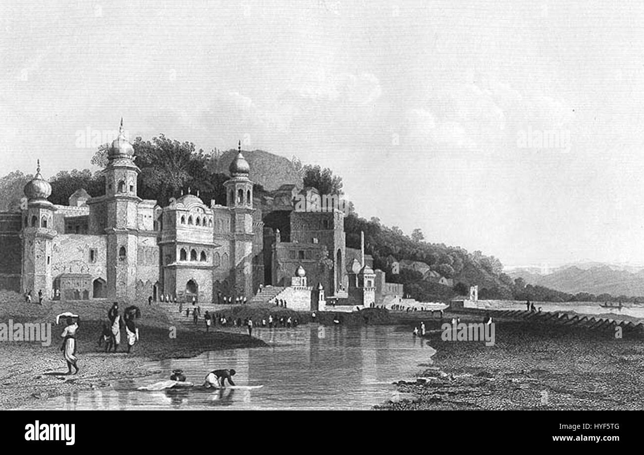 Haridwar, pilgrims 1850s Stock Photo Alamy