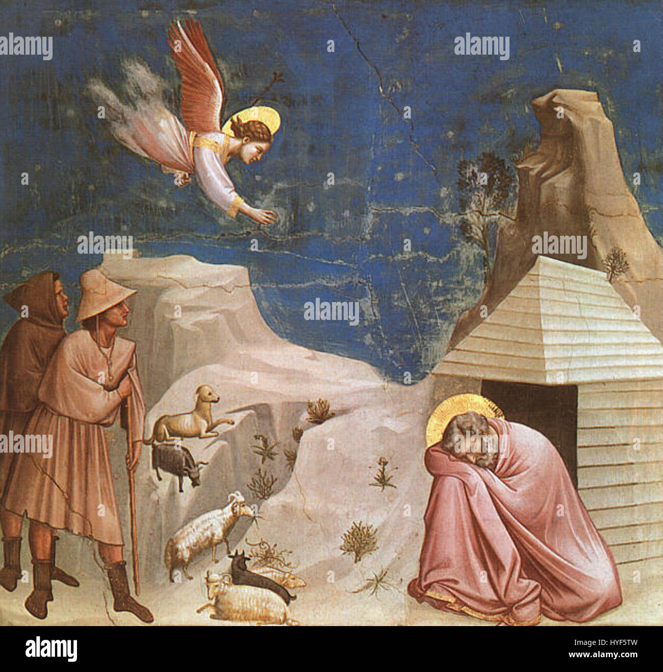 Giotto di bondone joachims dream hi-res stock photography and images ...