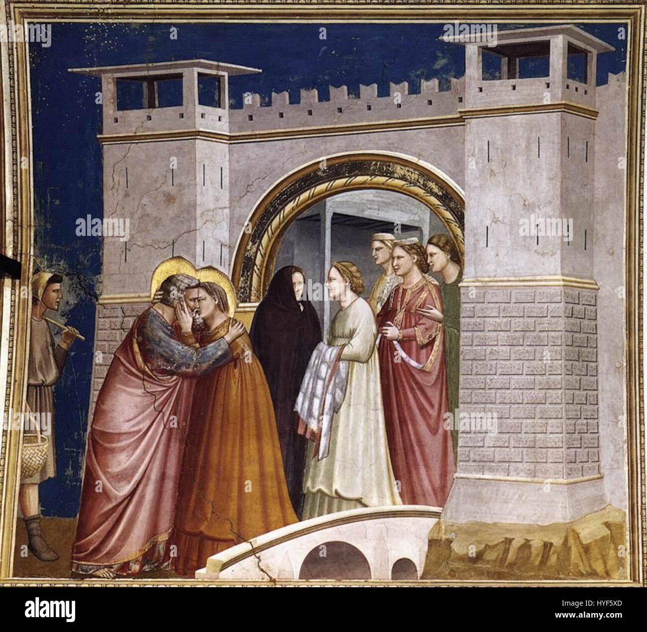 Giotto di bondone golden gate hi-res stock photography and