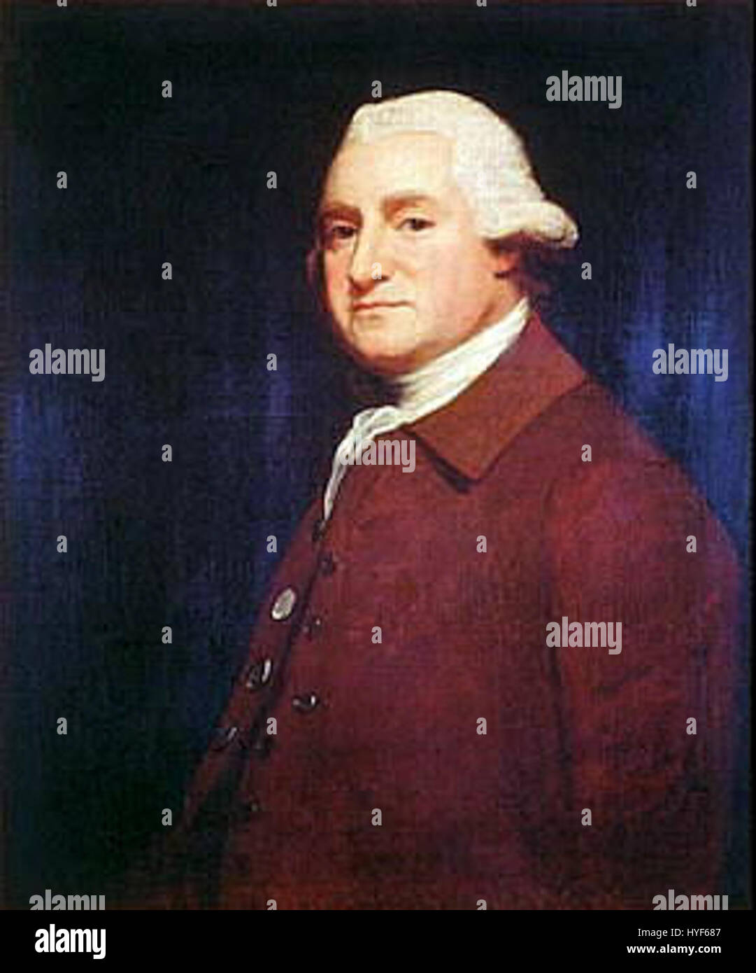George Romney Retrato de Mr. Critchley Stock Photo - Alamy