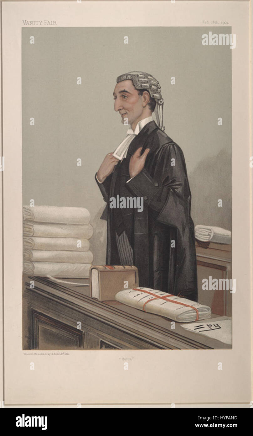 Rufus Isaacs, Vanity Fair, 1904 02 18 Stock Photo