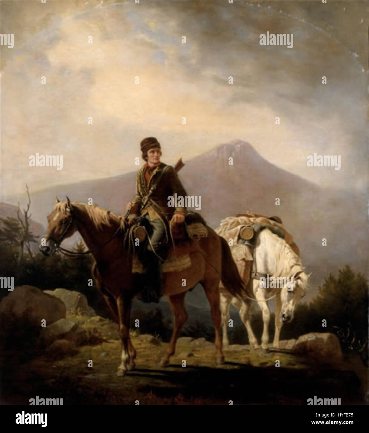 Squire Boone Crossing the Mountains with Stores for His Brother Daniel