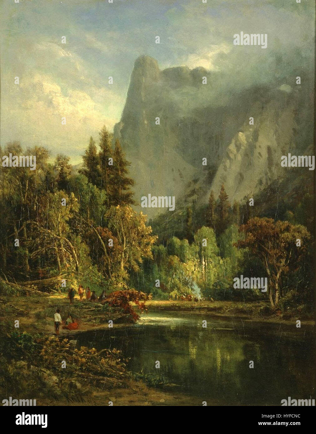 Tirage Albuminé Original – Sentinel Rock, Yosemite – Taber San Francisco – Vers 1890