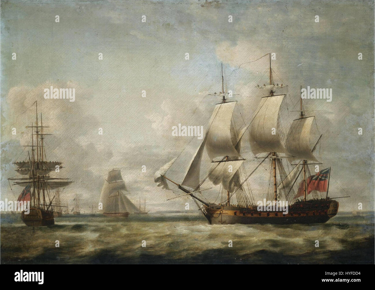 32 gun frigate hi-res stock photography and images - Alamy