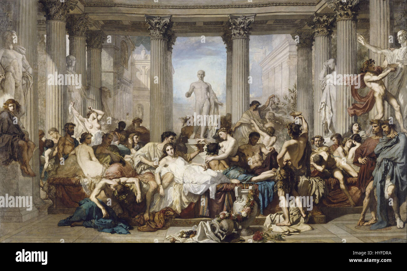 Choeurs de Lyon - Décadence Culture Romans during the decadence hi-res stock photography and images