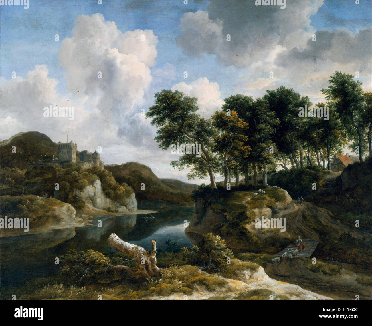 Jacob van ruisdael river landscape hi-res stock photography and images ...