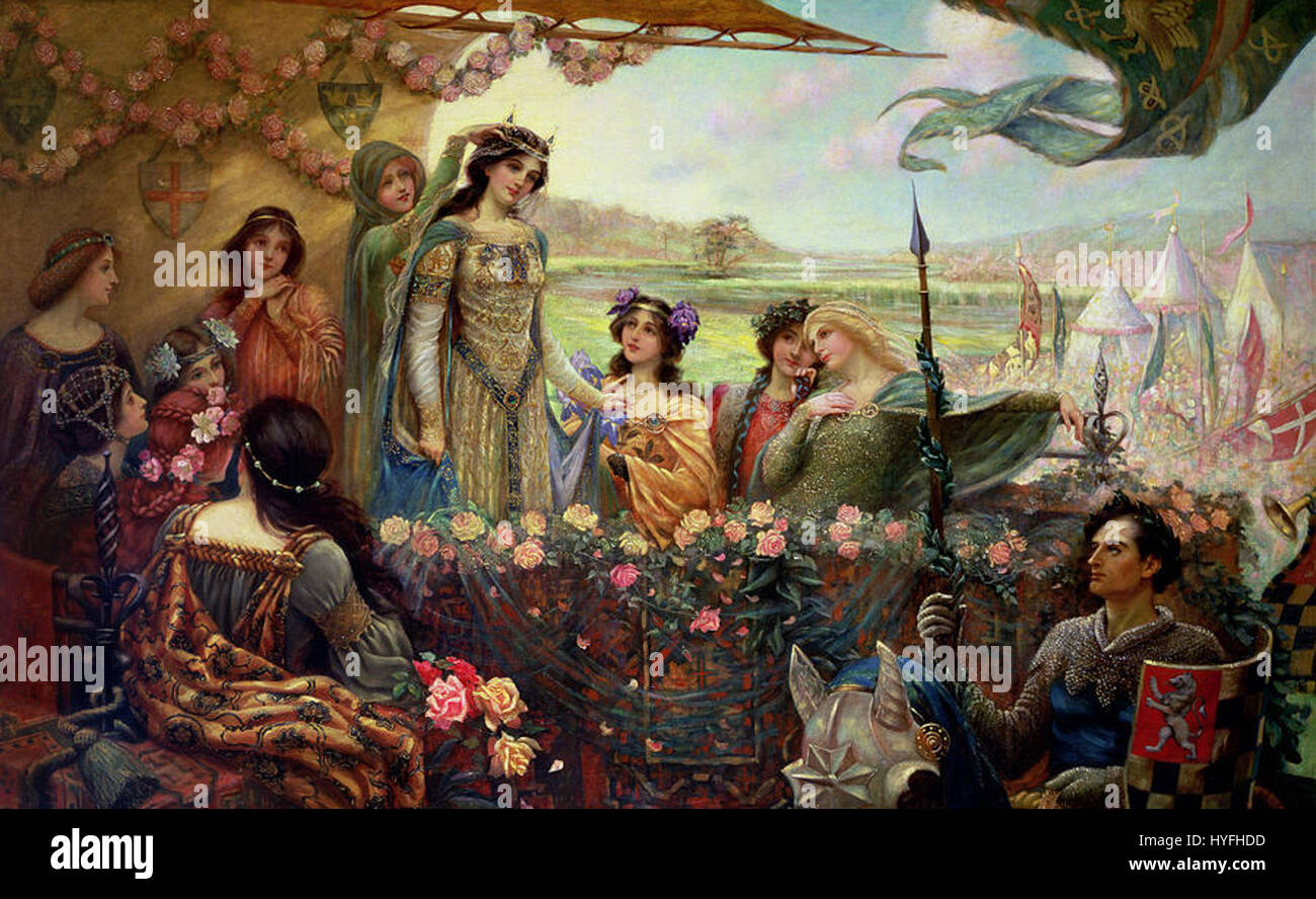 Lancelot guinevere painting hires stock photography and images Alamy