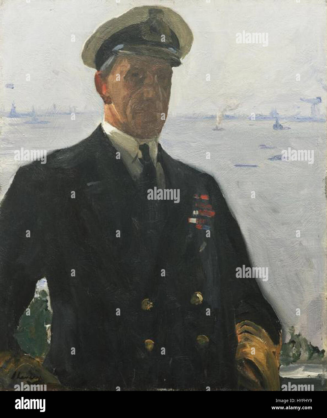 Admiral Sir Cecil Burney by John Lavery Stock Photo