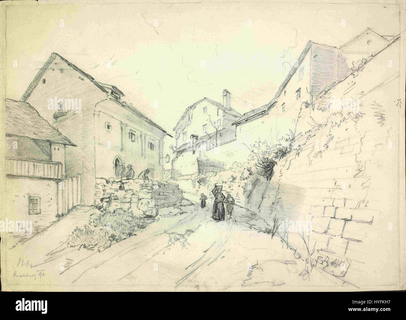 Kranja Ladislav Benesch's 'Motiv iz Kranja (2)' is a piece of art inspired by ...