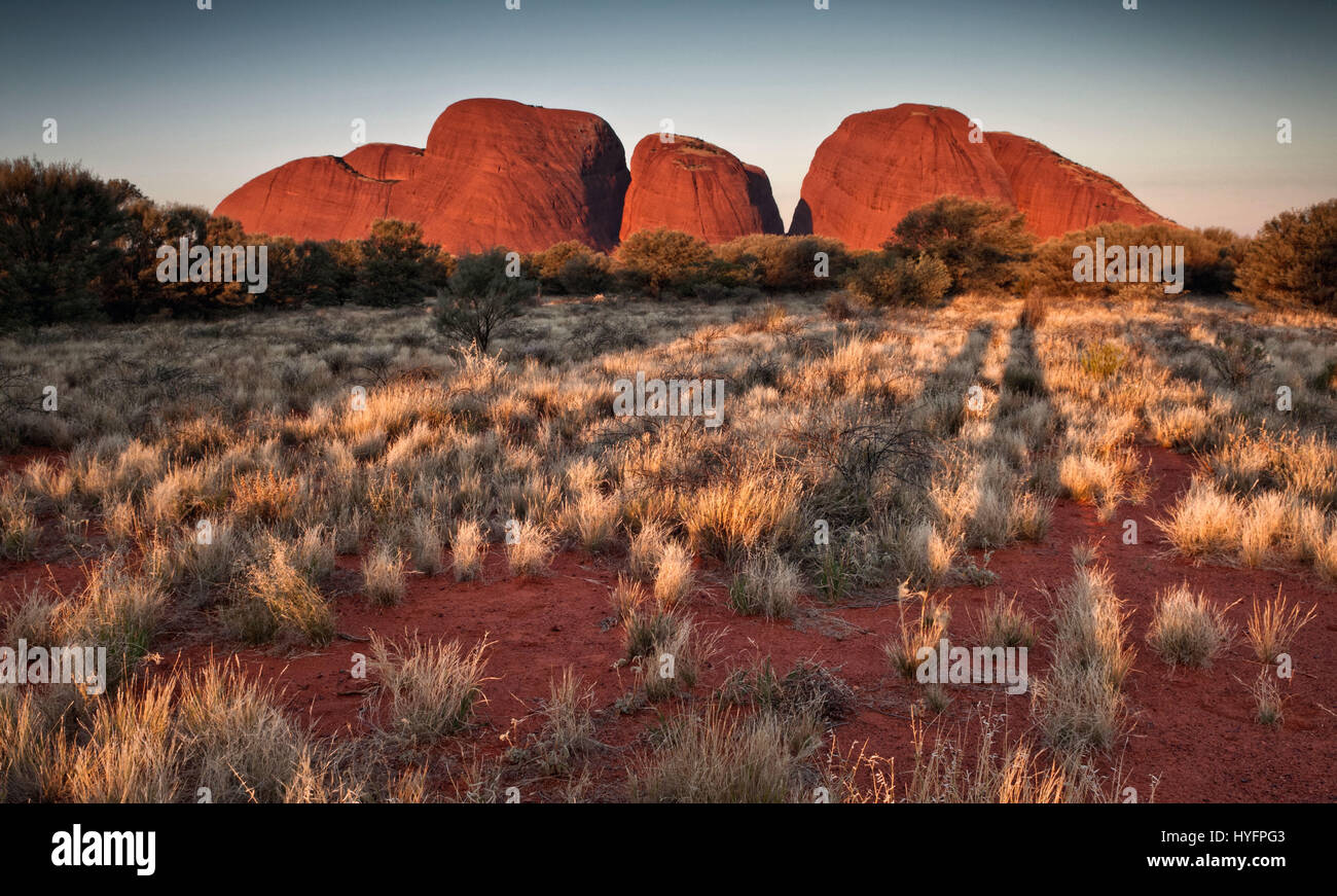 Kata Tjuta (the Olgas) natural rock formation. Northern Territory, Australia Stock Photo