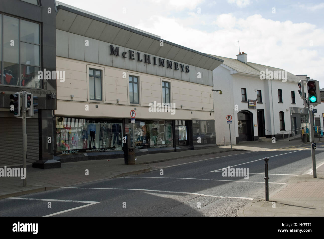 McElhinneys store in Ballybofey, County Donegal, Ireland Stock Photo