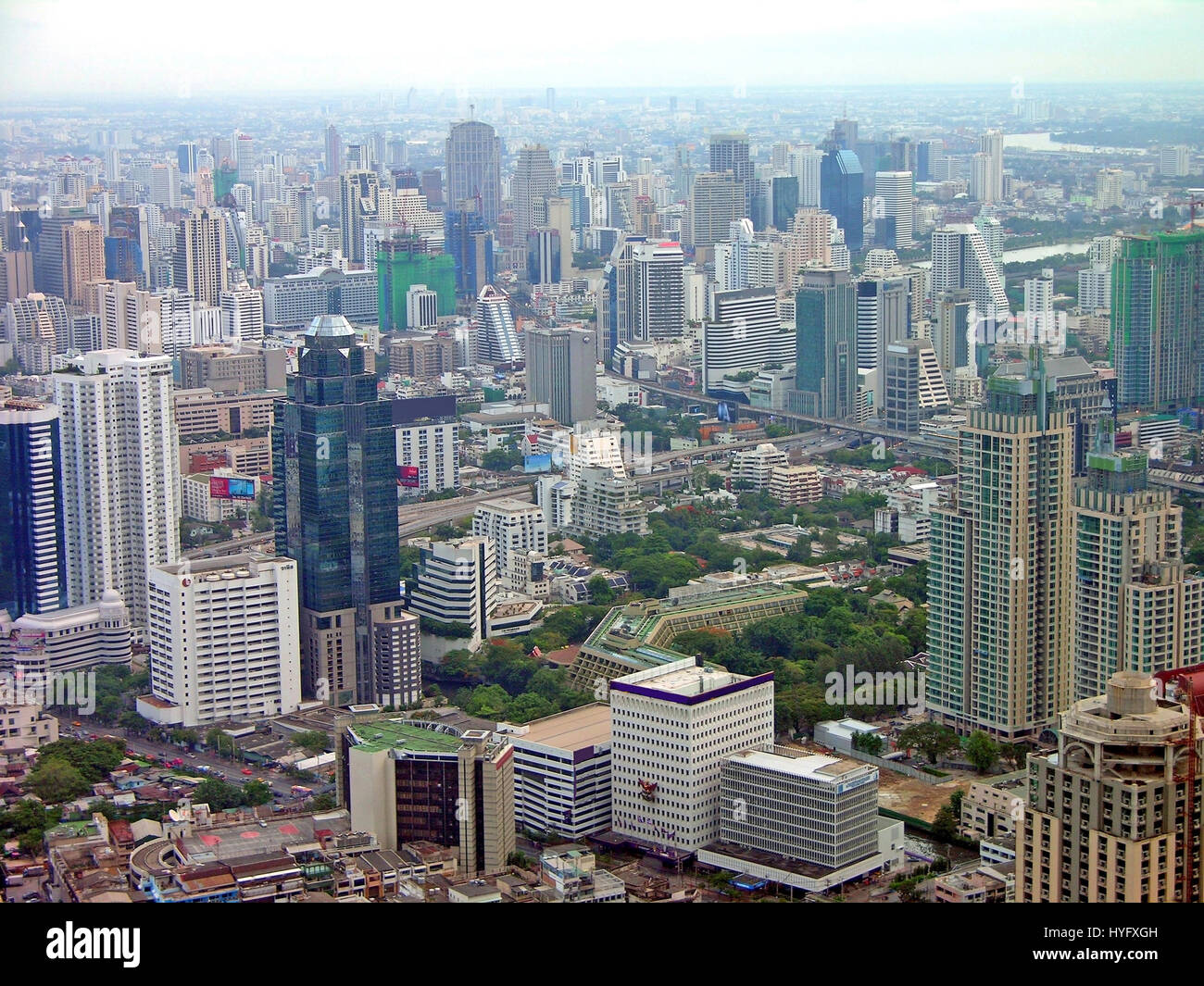 Aerial view of Bangkok, Thailand Stock Photo - Alamy