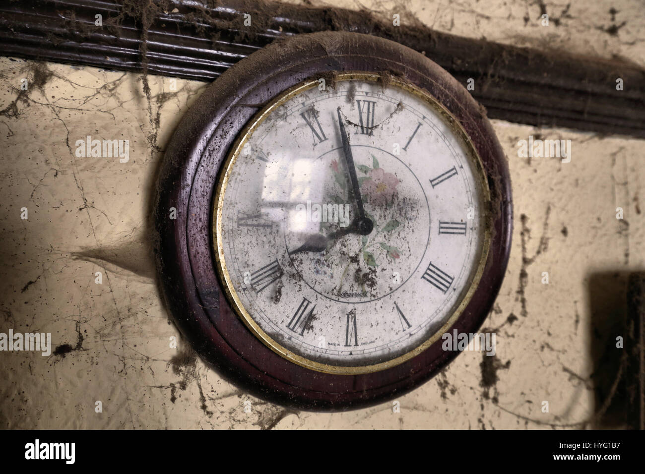 LICHFIELD, UK A clock stopped at nearly four o' clock. THE MYSTERIOUS