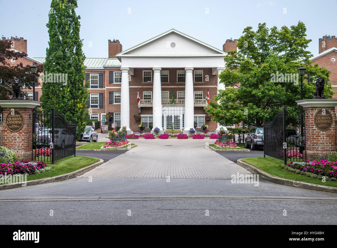 Queen's Landing built in the style is a hotel located in