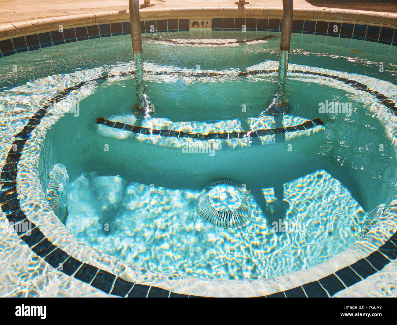 Piscine et spa Comparaison de bandelette de test Photo Stock - Alamy