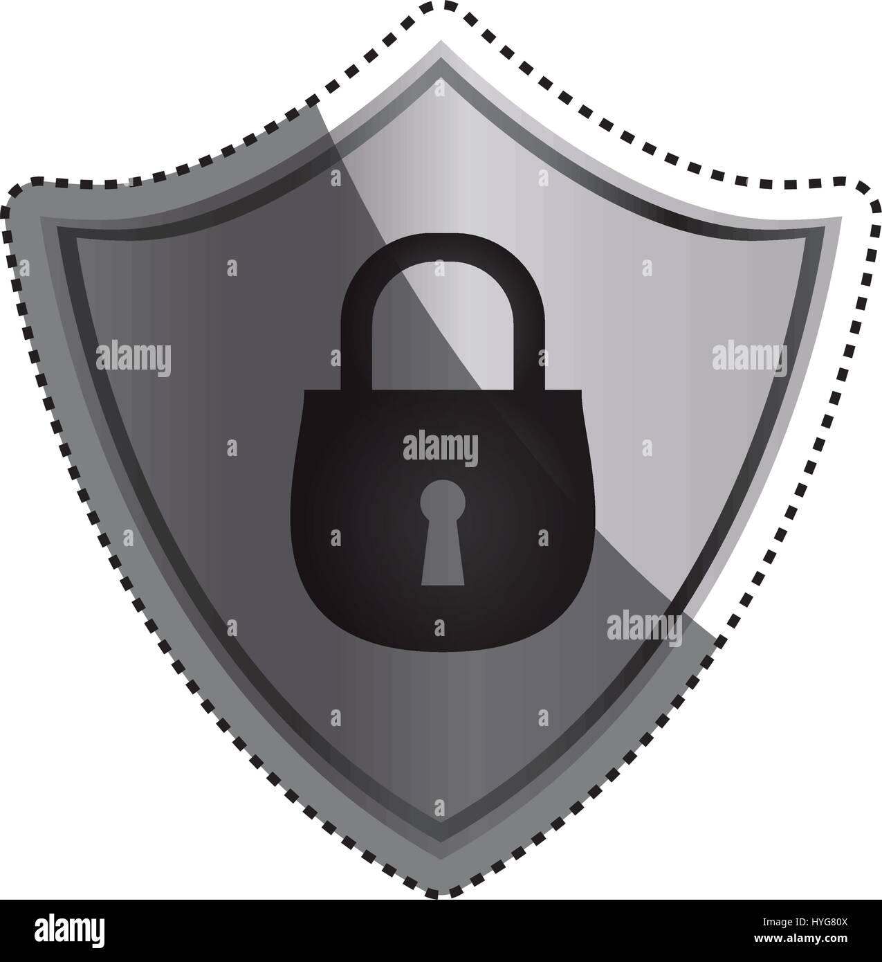 shield security abstract padlock Stock Vector Image & Art - Alamy