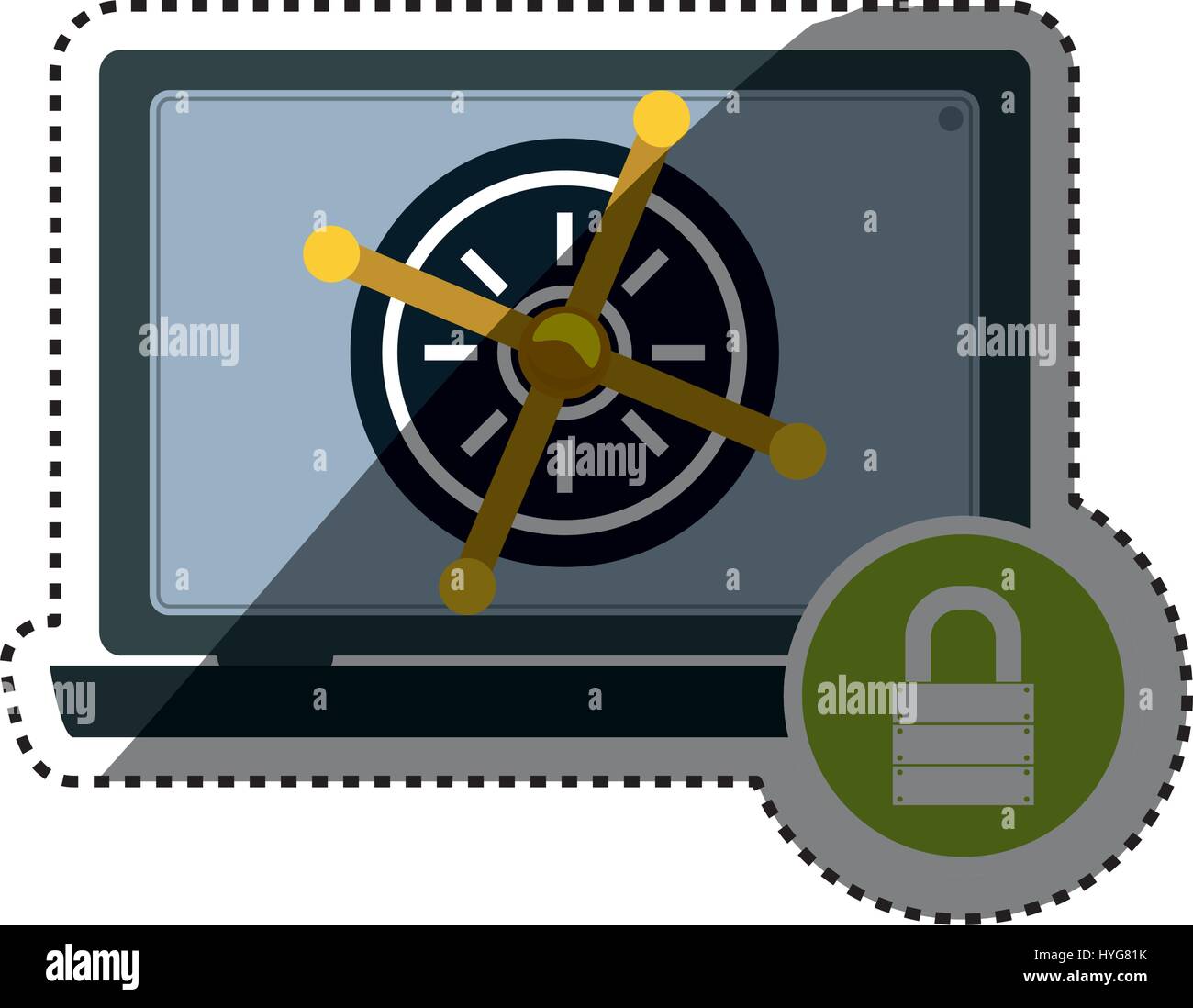 computer lock security privacy Stock Vector Image & Art Alamy