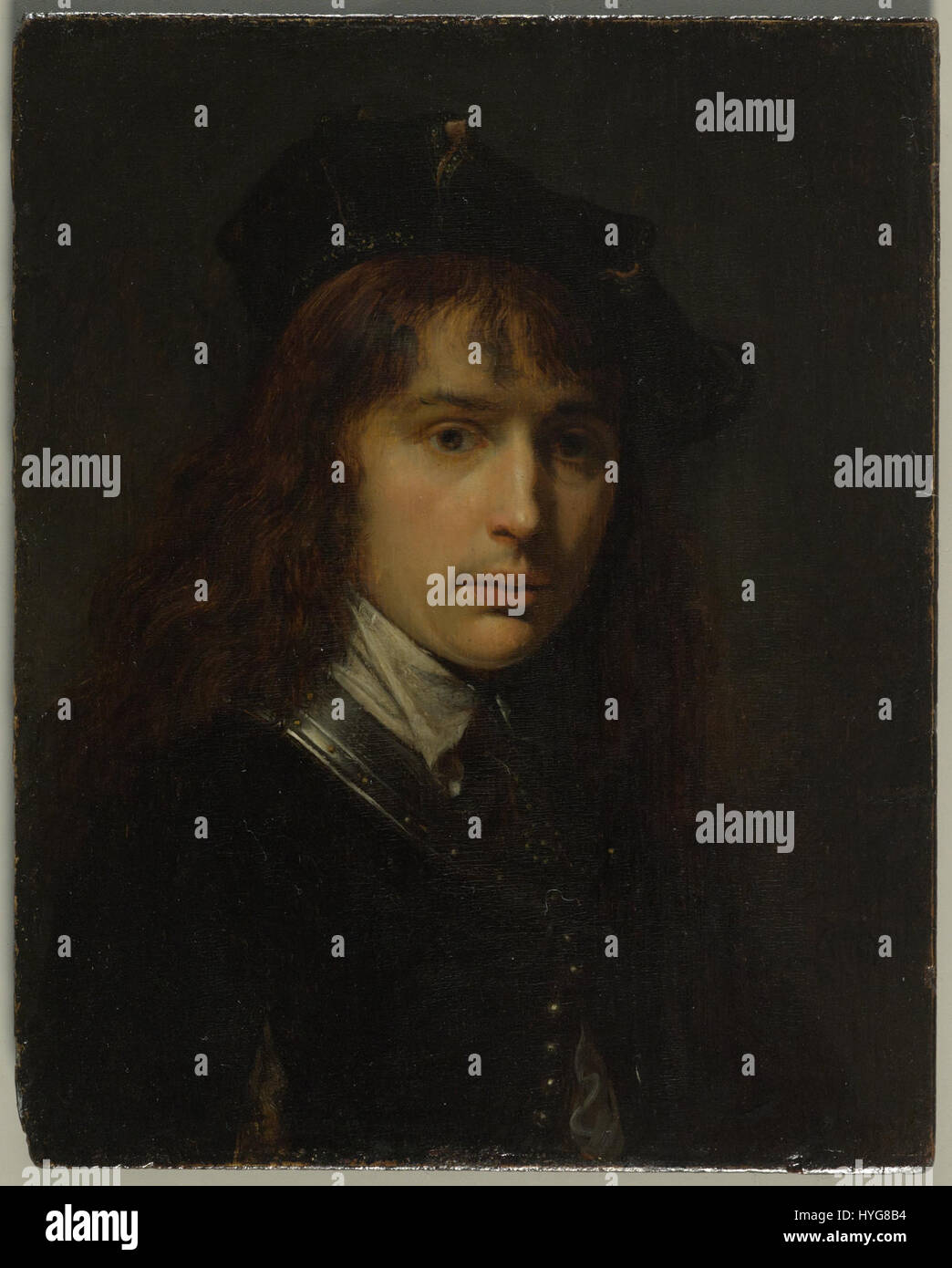 Gerrit Dou Self Portrait Google Art Project Stock Photo - Alamy