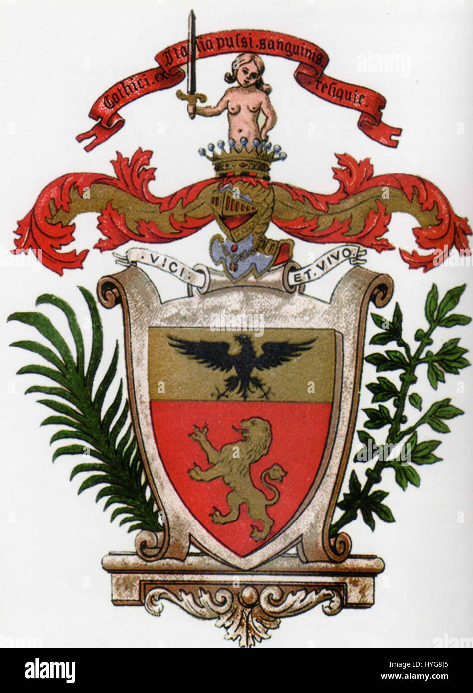 Stemma della famiglia di Rovasenda Stock Photo Alamy