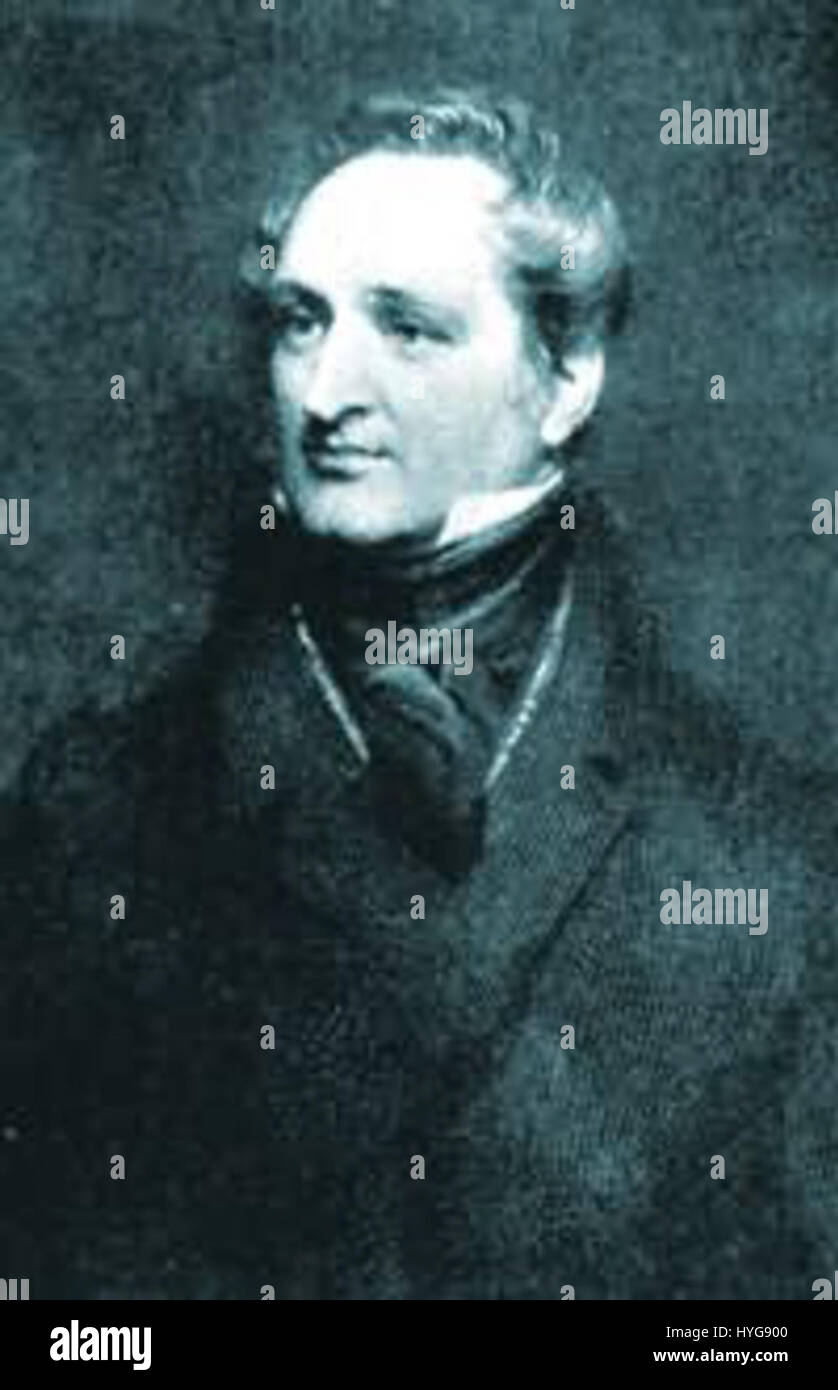 Henry Hallam (1841) by Samuel Cousins, after Thomas Phillips   version 2 Stock Photo