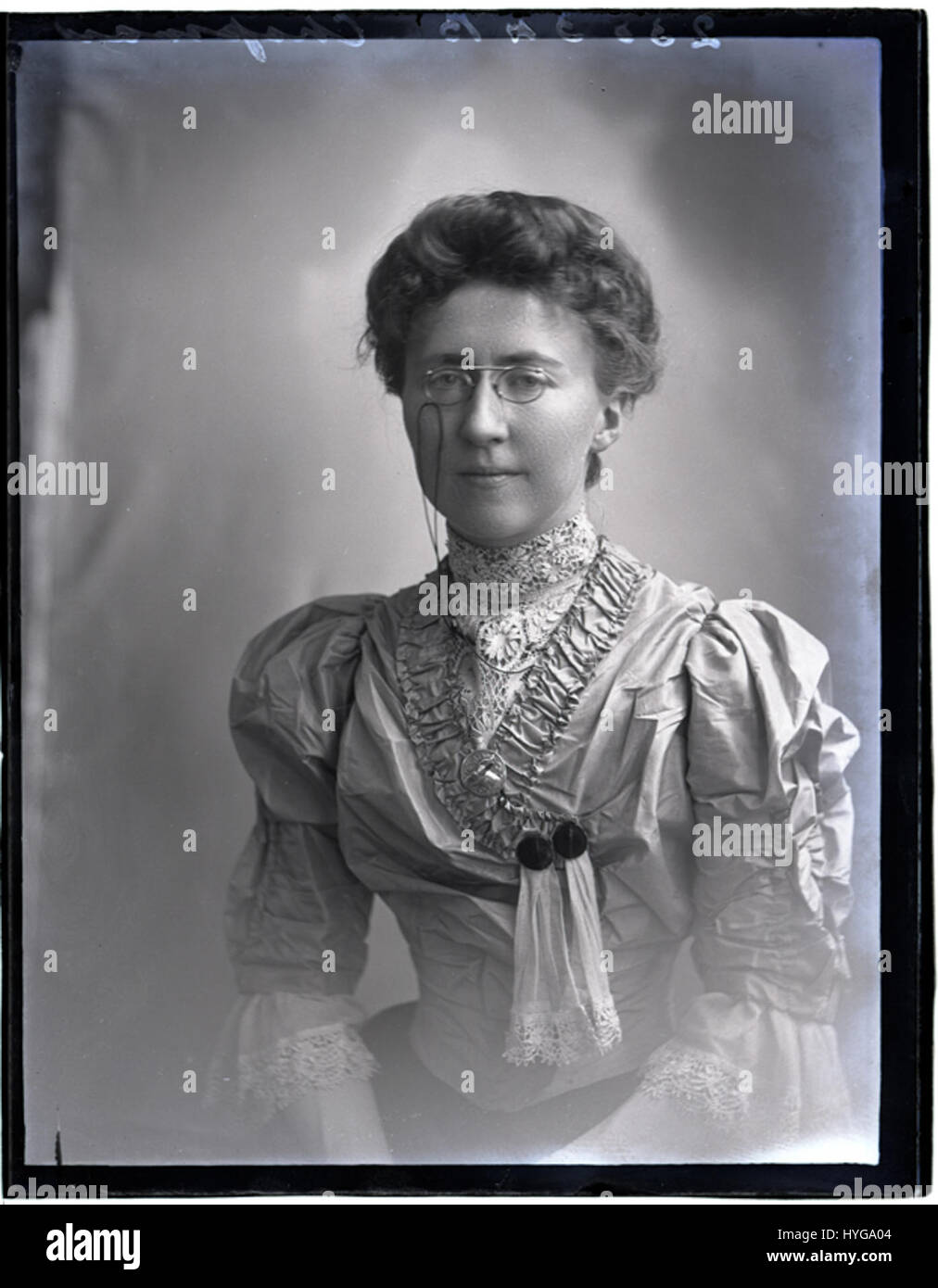 Miss Chapman, 13 Jul 1907 (16580857062) Stock Photo
