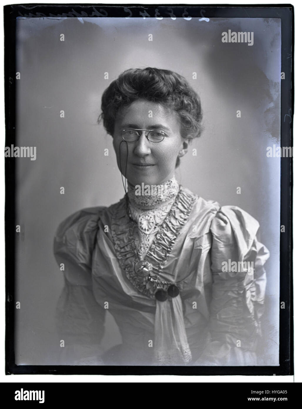 Miss Chapman, 13 Jul 1907 (16580943592) Stock Photo