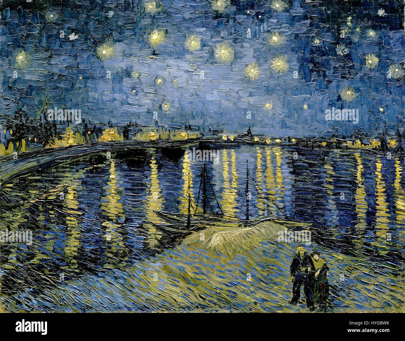 Vincent van Gogh Starry Night Google Art Project 2 Stock Photo - Alamy