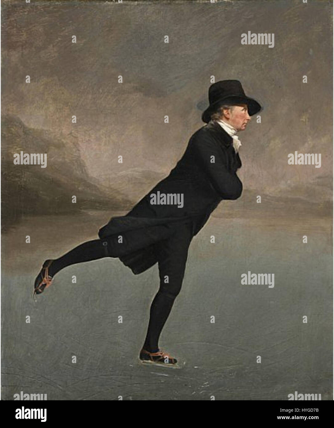 The reverend robert walker skating hires stock photography and images