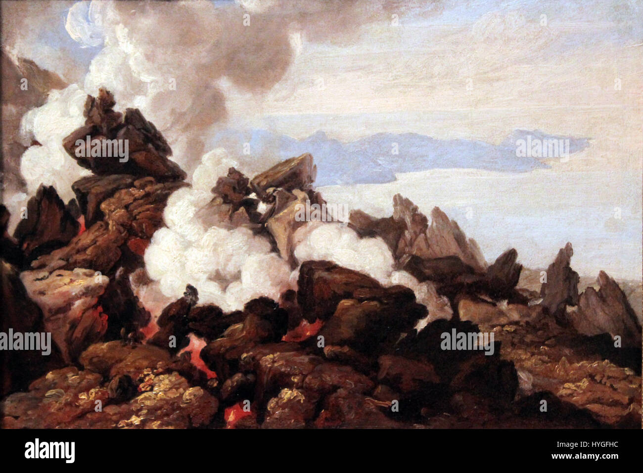1812 Catel Der Krater des Vesuvs anagoria Stock Photo