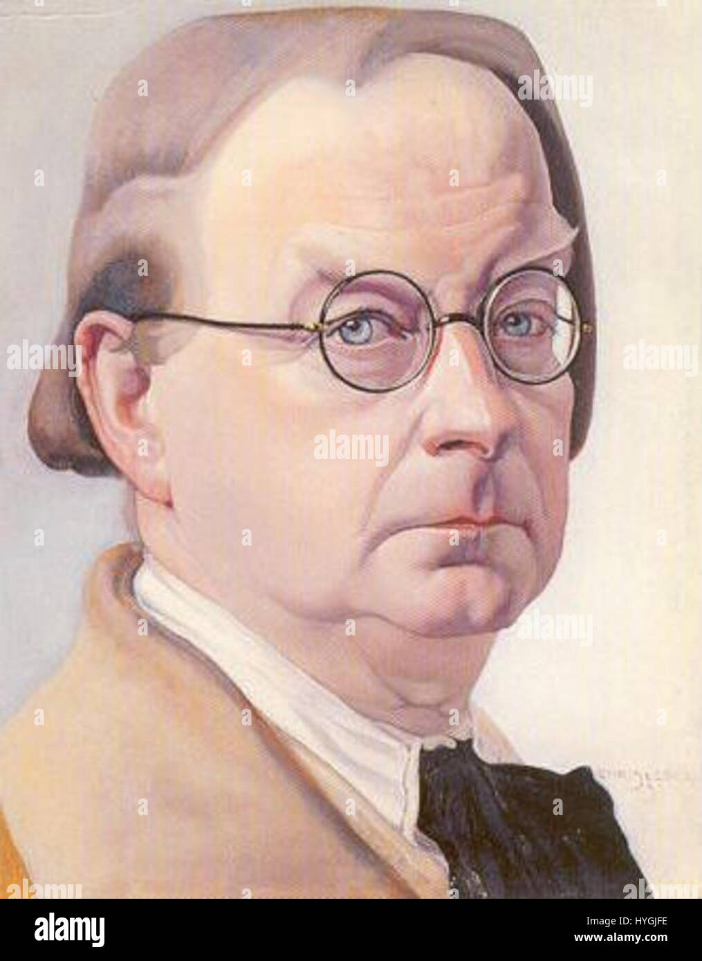 Zelfportret (1933), door Chris Lebeau Stock Photo Alamy