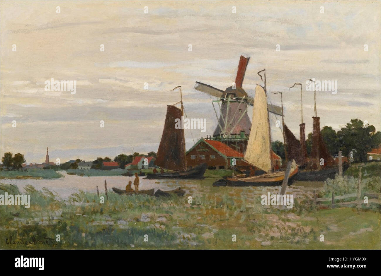 Claude monet zaandam hi-res stock photography and images - Alamy