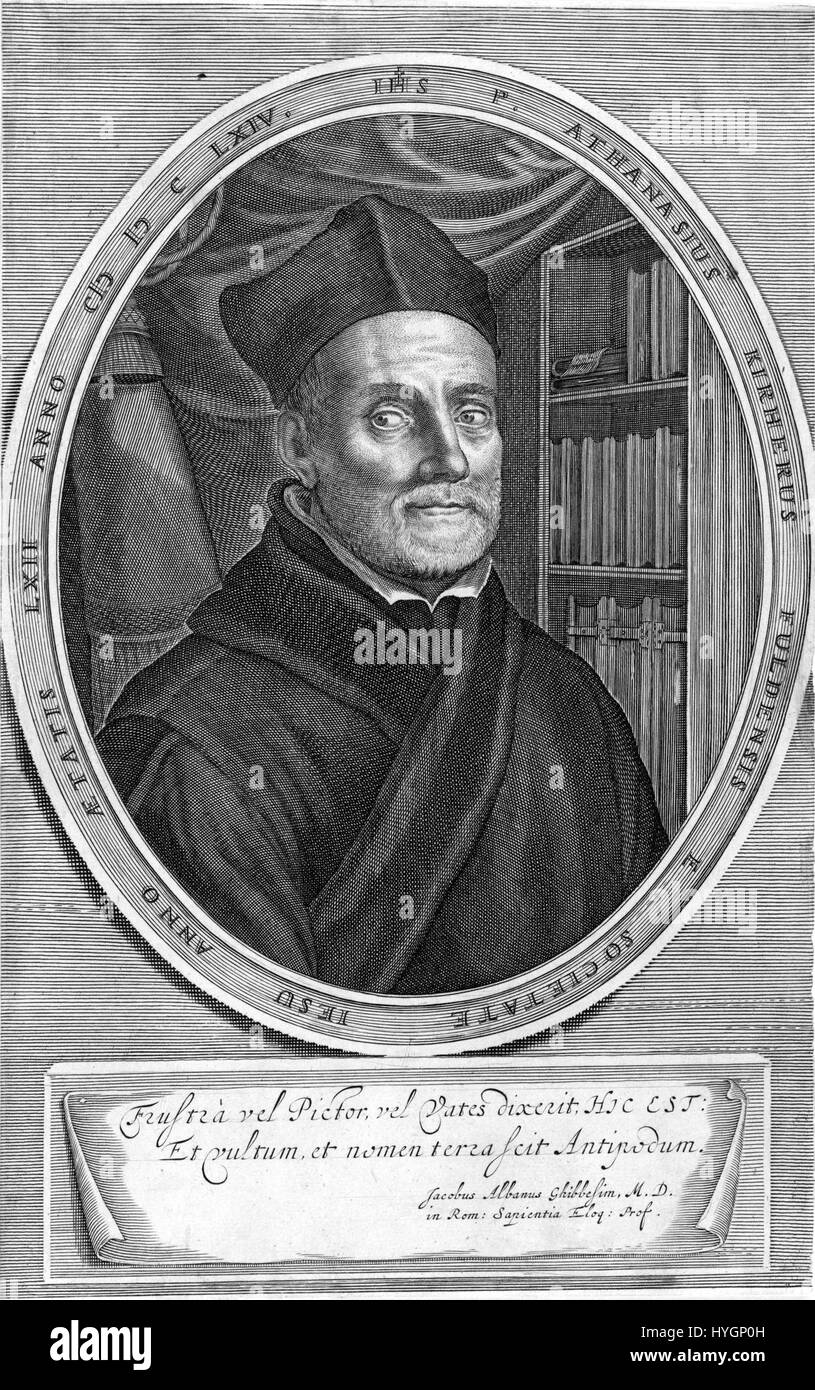 Athanasius Kircher Portrait Stock Photo - Alamy