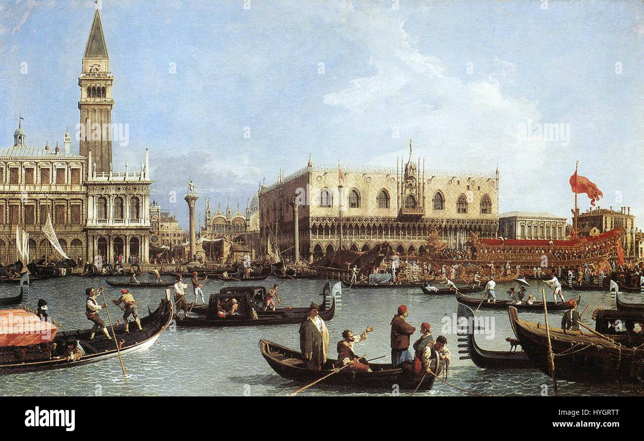 Canal, Giovanni Antonio (Canaletto) Return of the Bucentoro to the Molo ...