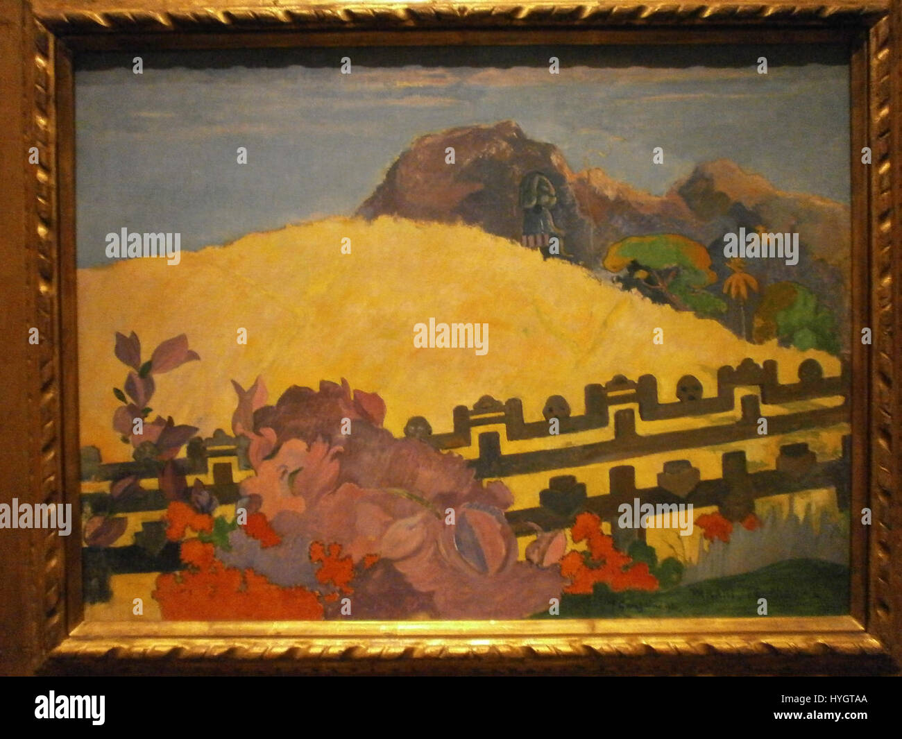 Sacred Mountain (Paul Gauguin) Stock Photo