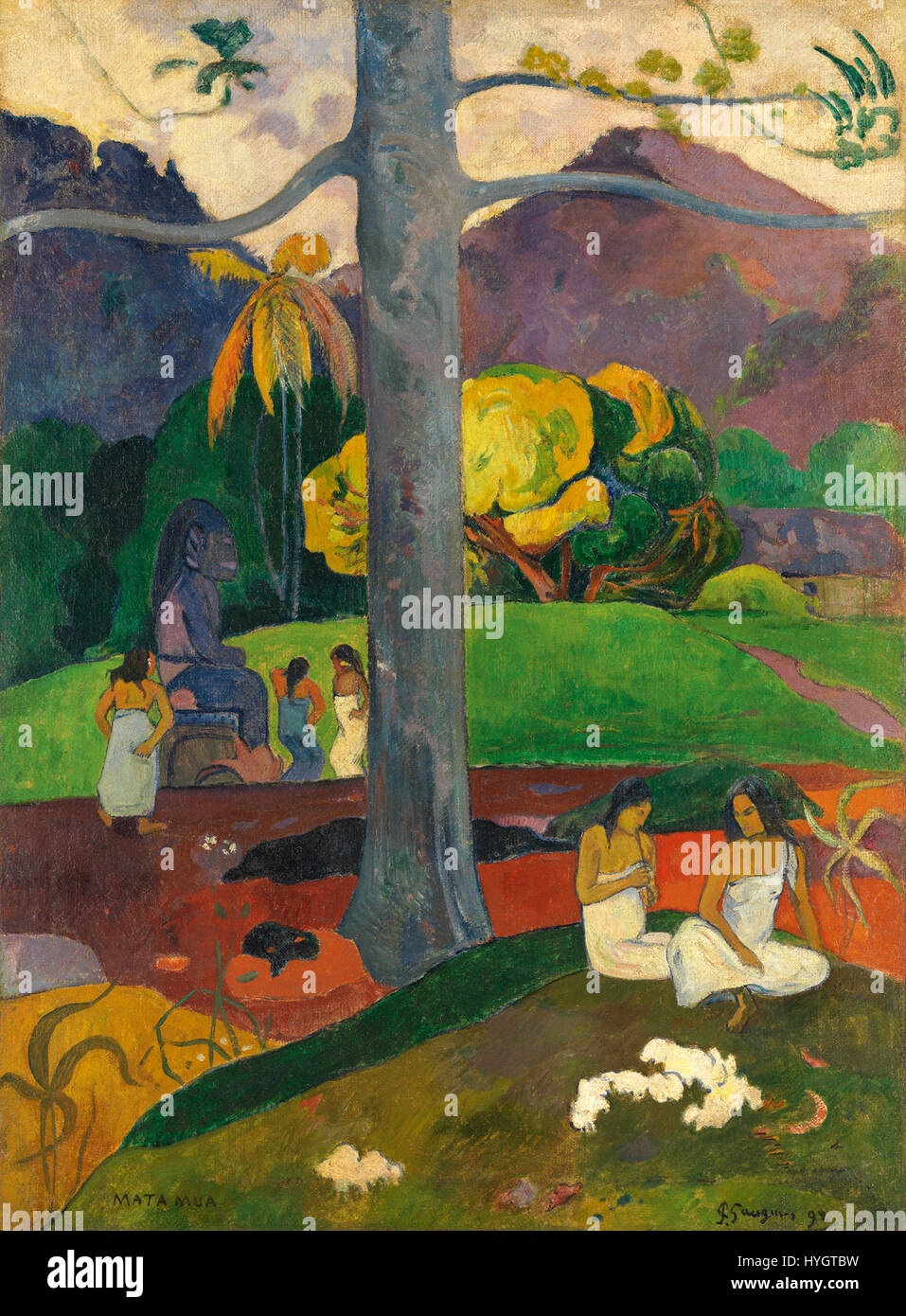 Paul gauguin tahiti landscape hi-res stock photography and images