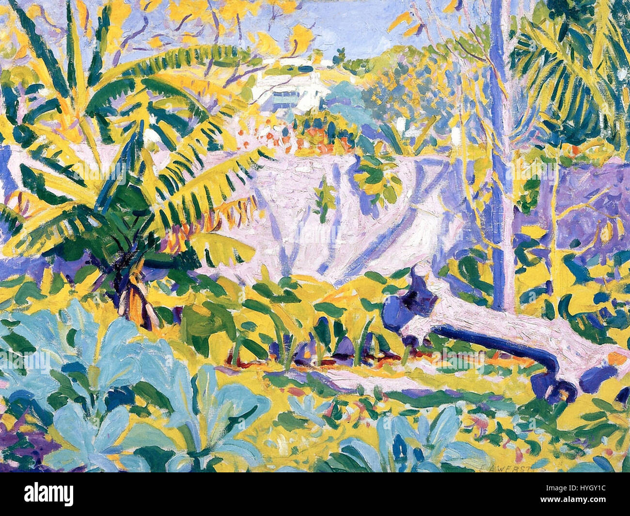 'Outside the Grounds, Bermuda' by Edwin Ambrose Webster is a landscape ...