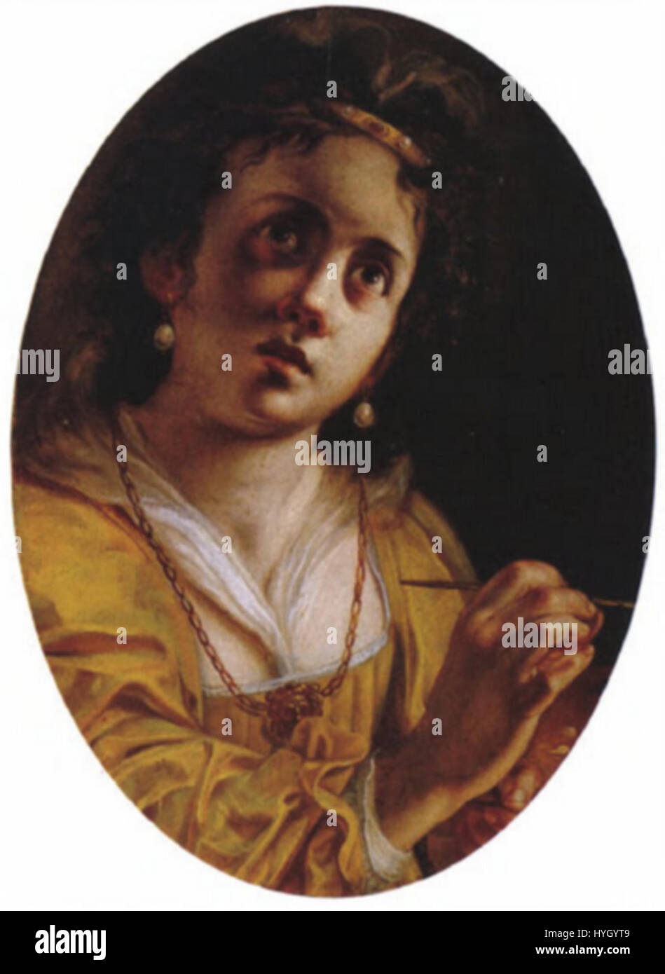 Artemisia Gentileschi Allegory Of Painting Stock Photo - Alamy